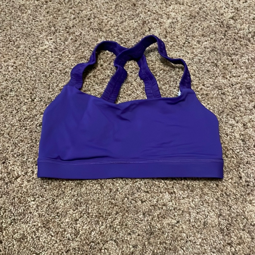 Lululemon purple sports bra like new 6